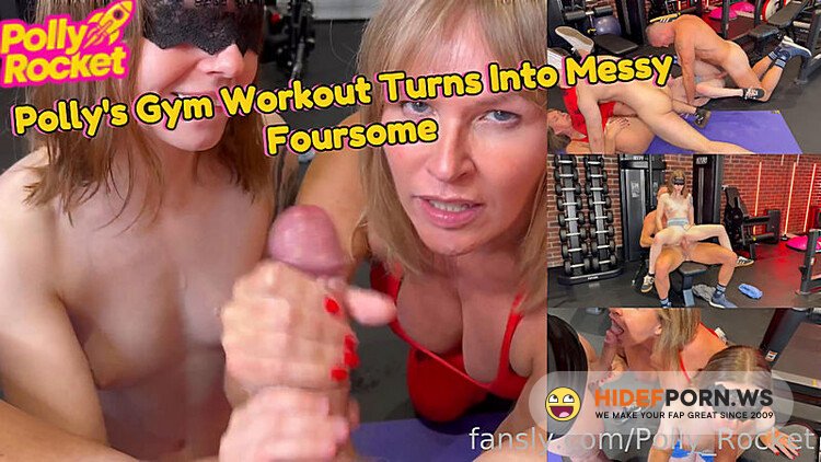 Onlyfans/ManyVids - Polly Pocket  Gym Workout Turns Into Messy Foursome [UltraHD 4K 2160p] - 2025