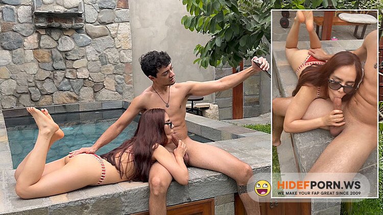 Onlyfans - Freaksexn  Latina Teen Enjoys A Big DIck At The Pool Id 5862969 [FullHD 1080p] - 2025