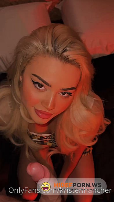 Onlyfans/ManyVids - Kristen Hancher Kristenhancher  New PPV POV Blowjob Facial 061223 [SD 1280p] - 2025
