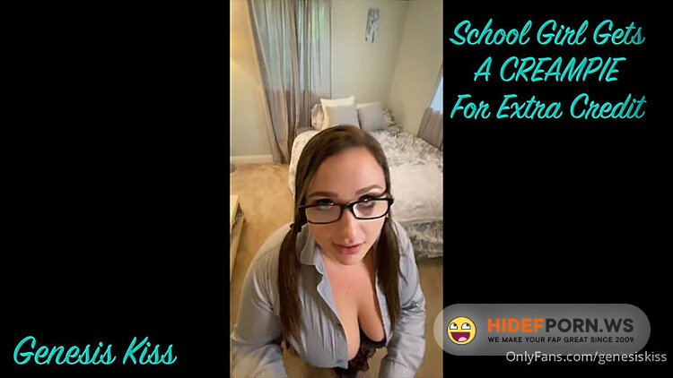 Onlyfans/ManyVids - Genesiskiss  20200812 School Girl Creampie FULL Scene My Fans Asked For It Creampies Were 1 [HD 720p] - 2025
