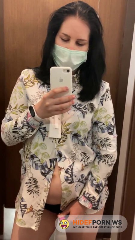 Onlyfans - Pregnant Beauty Masturbates In a Clothing Store And Tries On Dresses AnnaSky [SD 1080p]