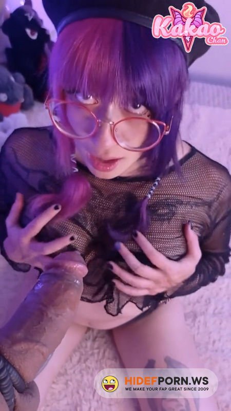 onlyfans - Nerdy Emo Girl Blowjob Gets Glasses Dirty Close Up Vertical POV Kakao Chan Kakao Chan [SD 1080p]