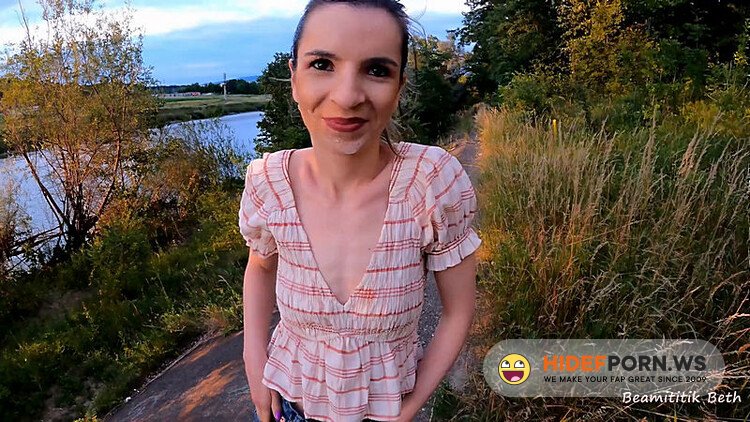 Onlyfans/ManyVids - Beamititik Beth  Risky Park Outdoor Blowjob And Facial Cum Swallow  Nervous First Time [FullHD 1080p] - 2025