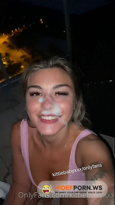 Onlyfans/ManyVids - Blonde Teen Kittiebabyxxx Does a Blowjob With Cum On Her Face 1440p [SD 1440p] - 2025
