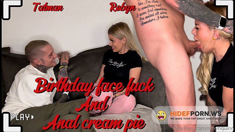 Onlyfans/ManyVids - Robynn Quinn  Birthday Face Fuck And Anal Creampie [FullHD 1080p] - 2026