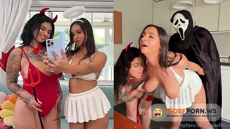 Onlyfans/ManyVids - Hailey Rose And Azzy Star  Gets Fucked On Their Halloween Costumes [HD 720p] - 2026