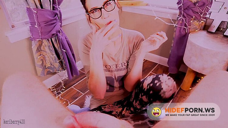 Onlyfans/ManyVids - Keri Berry 185 Quickie Bj With Glasses Cum In Mouth [FullHD 1080p] - 2026