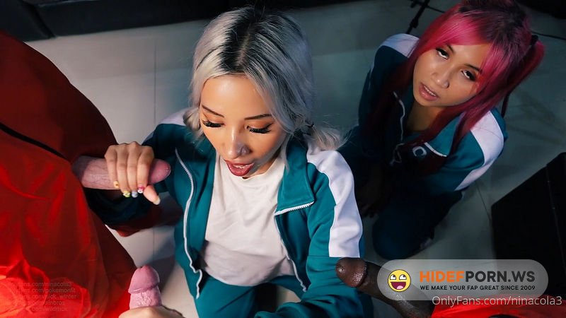 OnlyFans.com/ManyVids.com - Ninacola, Pokemonfit: Squid Game turns to Wild Orgy [FullHD 1080p]