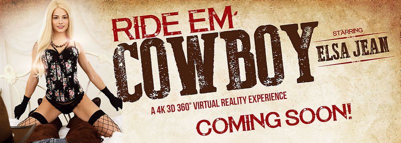 VRbangers.com - Ride Em Cowboy : Elsa Jean [UltraHD/4K 3840p]