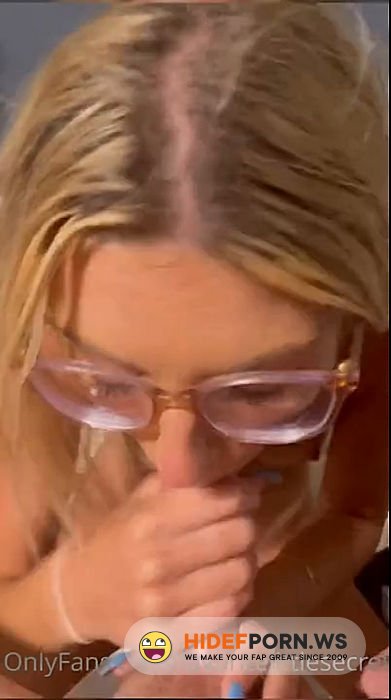 Onlyfans - Ambie Bambii, Hot Blonde In Glasses Facial Pov Video Leaked [SD 720p] - 2026