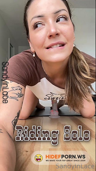 Onlyfans/Fansly - Sandyinlace Enjoys Bouncing On Her Dildo 1440p [SD 1440p] - 2026