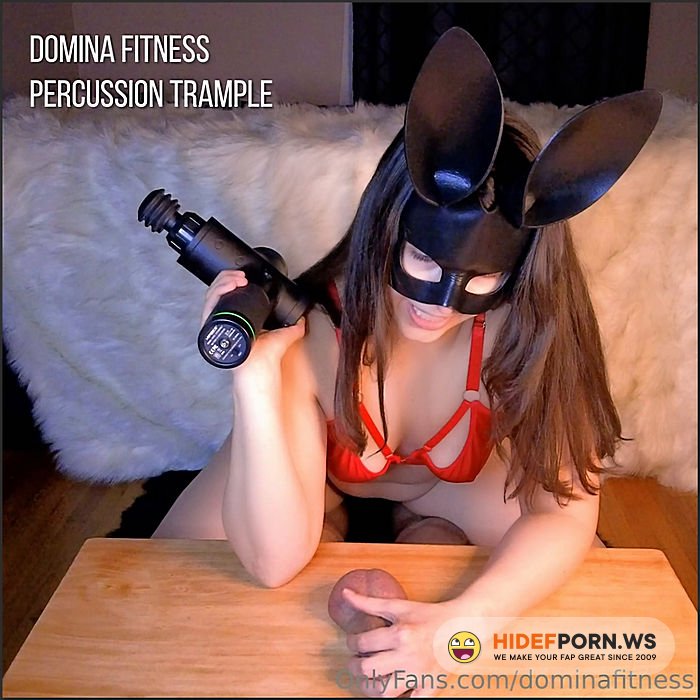 Onlyfans - DominaFitness 210223 Oh No His Poor Balls Are So Sore Again Lol Ive Been Wanting To Try Out The Percussio [HD 1360p] - 2026