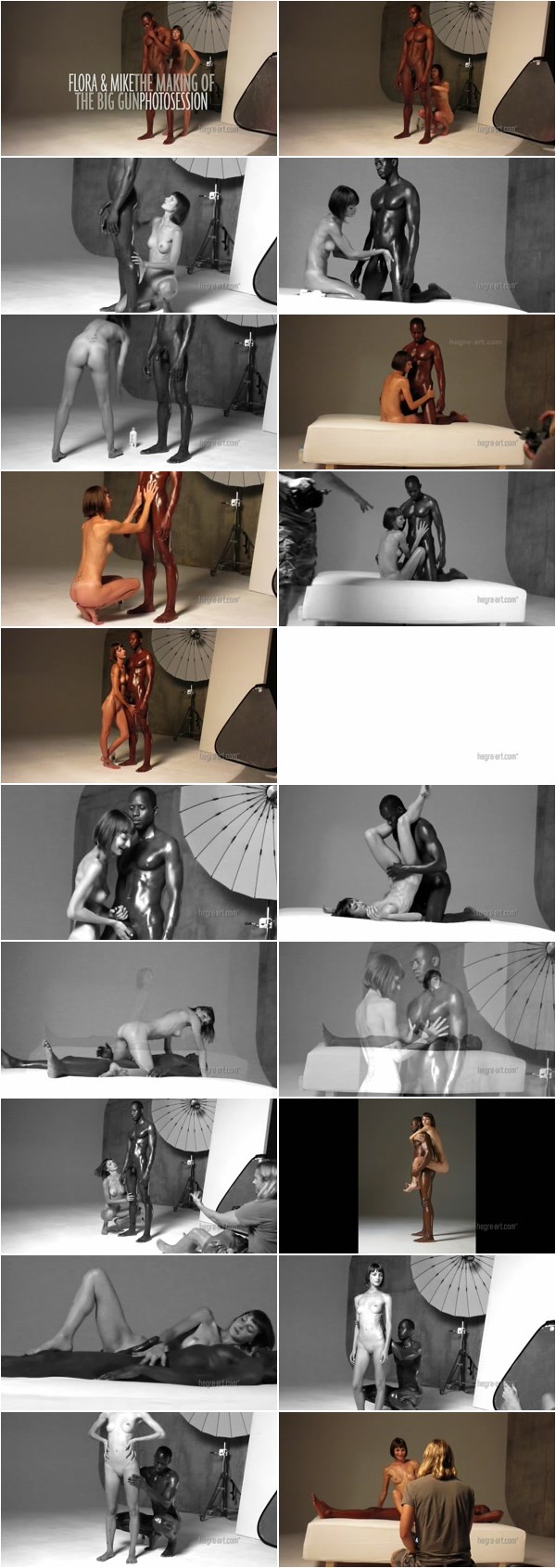[Hegre-Art] Flora and Mike - The Making Of The Big Gun Photosession